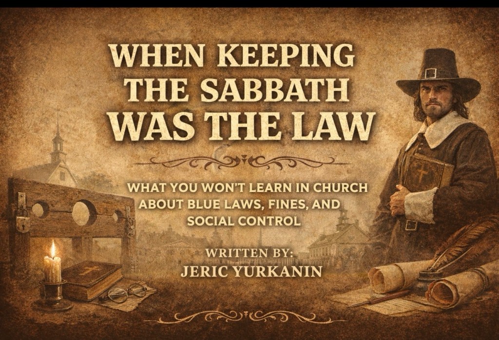 “WHEN KEEPING THE SABBATH WAS THE LAW IN AMERICA : WHAT YOU WON’T LEARN IN CHURCH ABOUT BLUE LAWS, FINES, AND SOCIAL&nbsp;CONTROL”